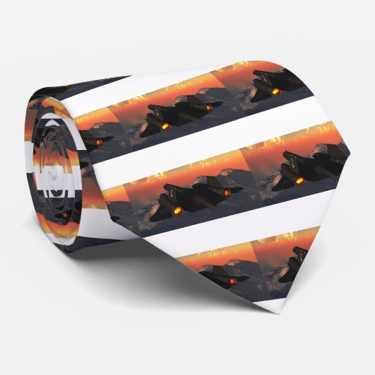 Cravate sr-71-blackbird-steven-palmer (Roulé)