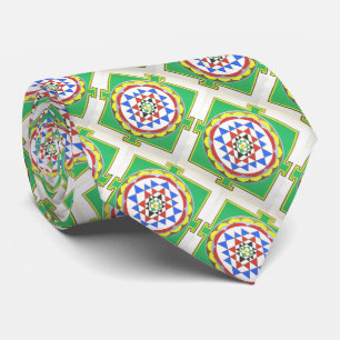 Cravate Sri Yantra - Couleurs précises
