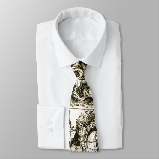 CRAVATE ST GEORGE ET DRAGON (Attaché)