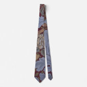 Cravate St. James Acanthus Leaf Motif par William Morris (Devant)