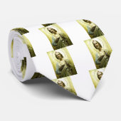 Cravate St Judas avec le halo, cadeau pour des (Roulé)