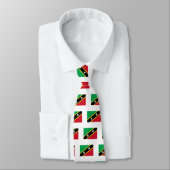 Cravate St Kitts et drapeau du Niévès (Attaché)
