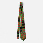Cravate ST KITTS & NEVIS Christian Scripting Monogram Drap (Dos)