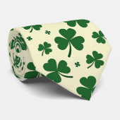 Cravate St. Patrick’s Day Luck Knots Necktie (Roulé)