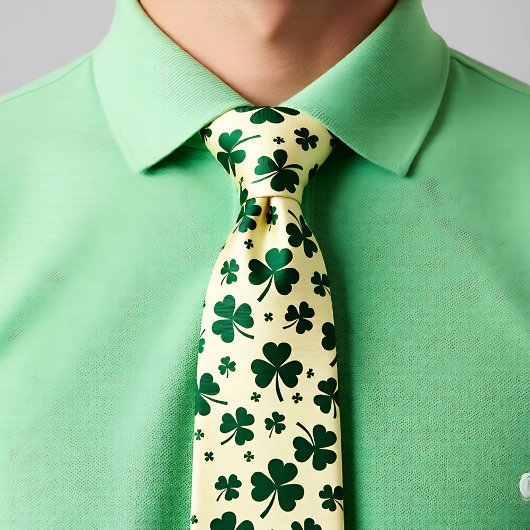 Cravate St. Patrick’s Day Luck Knots Necktie