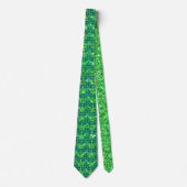 Cravate St Patrick’s day scintillant parties scintillant K (Devant)