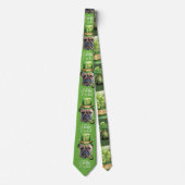 Cravate St. Patrick's Day Chien Papa Custom Funny Chien ph (Devant)