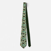 Cravate St. Patrick's Day Clover Custom Necktie (Devant)