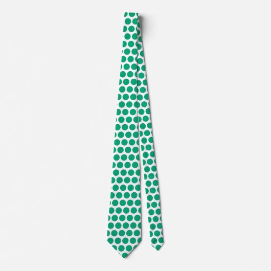 Cravate St Patrick's Day Green Pois cadeau fêter Favoriser (Devant)