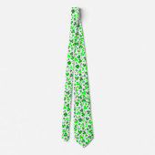 Cravate St Patrick's Day Green Shamrocks Confetti (Dos)