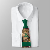 Cravate St Patrick's Day Leprechaun Cat  (Attaché)