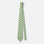 CRAVATE ST PATRICK'S DAY PARTY /SHAMROCKS ET HORSESHOE TI (Devant)