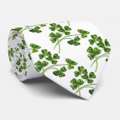 CRAVATE ST PATRICK'S DAY PARTY VERT SHAMROCK IRLANDAIS (Roulé)