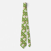 CRAVATE ST.PATRICK'S DAY SHAMROCKS VERTS ET TRINITÉ (Devant)