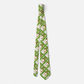 CRAVATE ST.PATRICK'S DAY SHAMROCKS VERTS ET TRINITÉ (Dos)