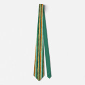 Cravate St. Patrick's Day Striped Custom Necktie (Devant)