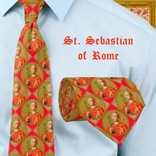 Cravate St. Sébastien de Rome (SNV 24)