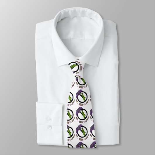 Cravate St. Urho's Day Grasshopper Ban Fun Necktie (Attaché)
