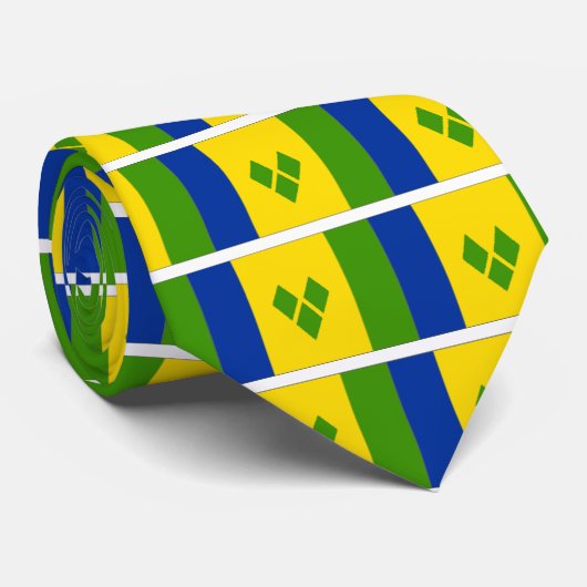 Cravate St Vincent et grenadines (Roulé)