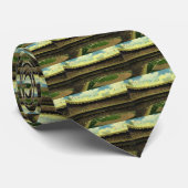 Cravate Stade de baseball vintage avec foule (Roulé)