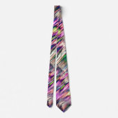 Cravate Stalagmite ou rocher aux couleurs flashy (Dos)