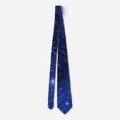 Cravate Star Galaxy On Blue (Dos)