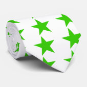 Cravate Star Green Le MUSÉE Zazzle Cadeaux (Roulé)