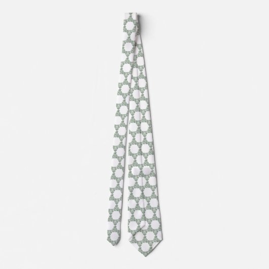 Cravate Star of David Eucalyptus Greenery Neck Tie (Dos)