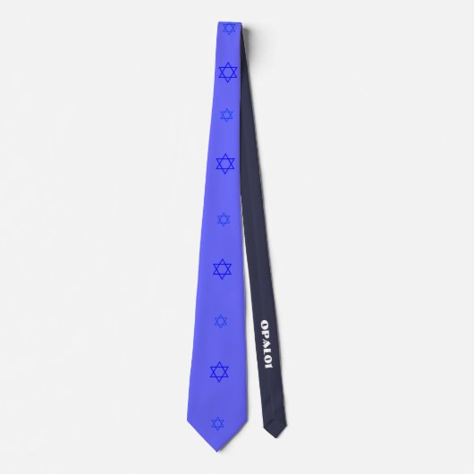 Cravate Star of David Necktie / par : Opal01 (Devant)