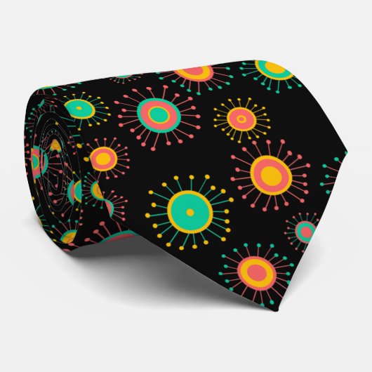 Cravate Starburst rétro (Roulé)