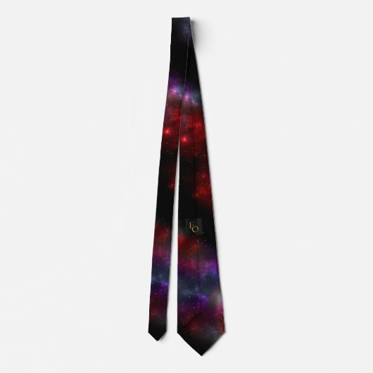 Cravate Starfield avec poussière cosmique multicolore (Dos)