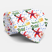 Cravate Starfish pour un père (Roulé)