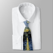Cravate Starry Night Vincent van Gogh (Attaché)