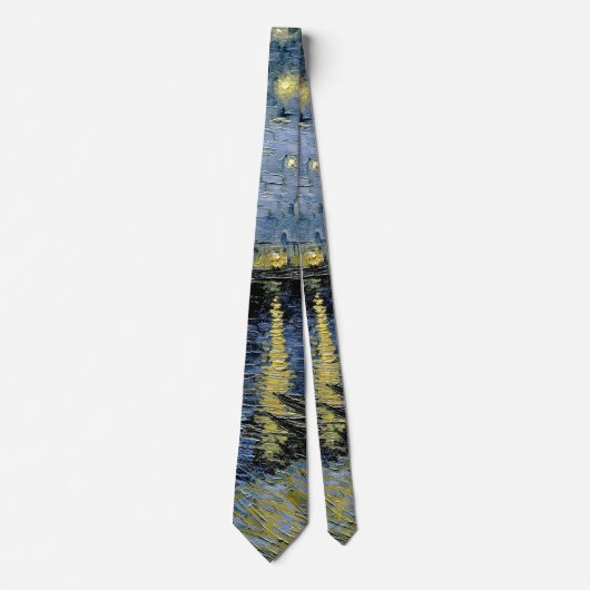 Cravate Starry Night Vincent van Gogh (Devant)
