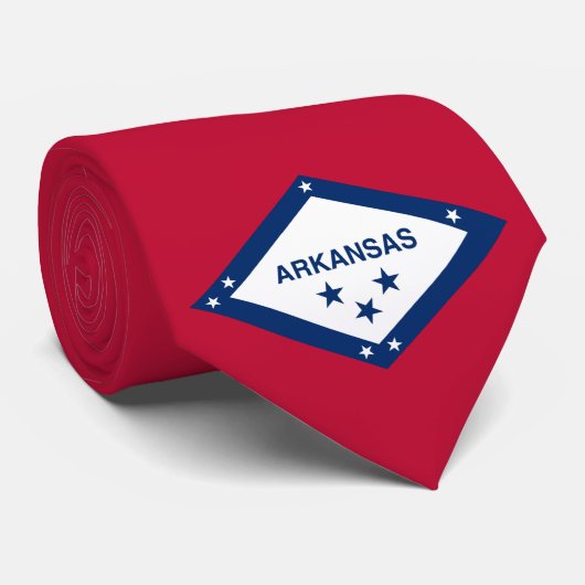 Cravate State Flag of Arkansas (Roulé)