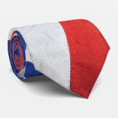 Cravate Station spatiale Drapeau américain Orbite terrestr (Roulé)