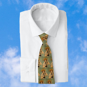 Cravate Statue de la Liberté vintage, publicité de guerre 