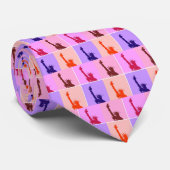 Cravate Statue de style pop art de la liberté (Roulé)