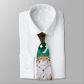 Cravate Steampunk, coeur merveilleux (Attaché)