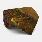 Cravate Steampunk - Cuves de réflexion (Roulé)