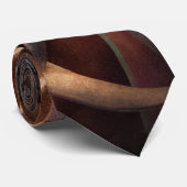 Cravate Steampunk - Engrenage - Courroies et Roues (Roulé)