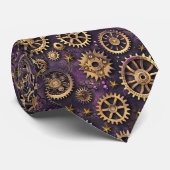 Cravate Steampunk Industrial Custom Necktie Tie (Roulé)