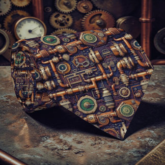Cravate Steampunk Industrial Custom Necktie Tie