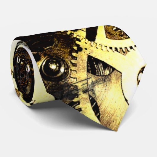 Cravate Steampunk Mech (Roulé)