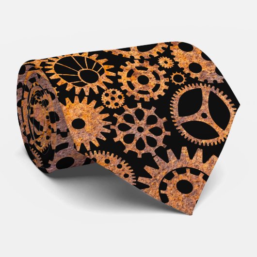 Cravate Steampunk Rusty (Roulé)