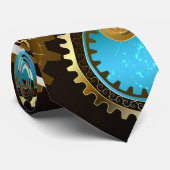 Cravate Steampunk Rusty Background (Roulé)