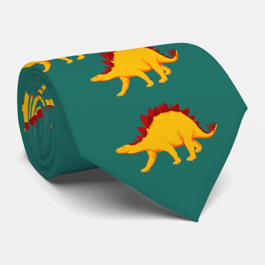 Cravate Stegosaurus Dinosaur (Roulé)
