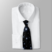 Cravate Stellar noir (Attaché)