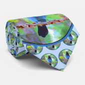 Cravate Steller's Jay Painting - Art original pour oiseaux (Roulé)