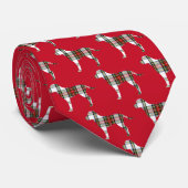 Cravate Stewart Plaid Dog (Roulé)